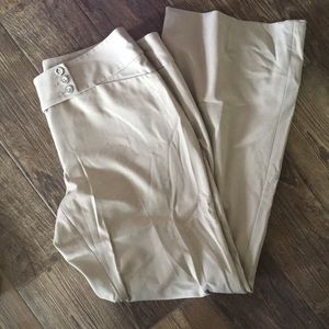 Beige dress pants